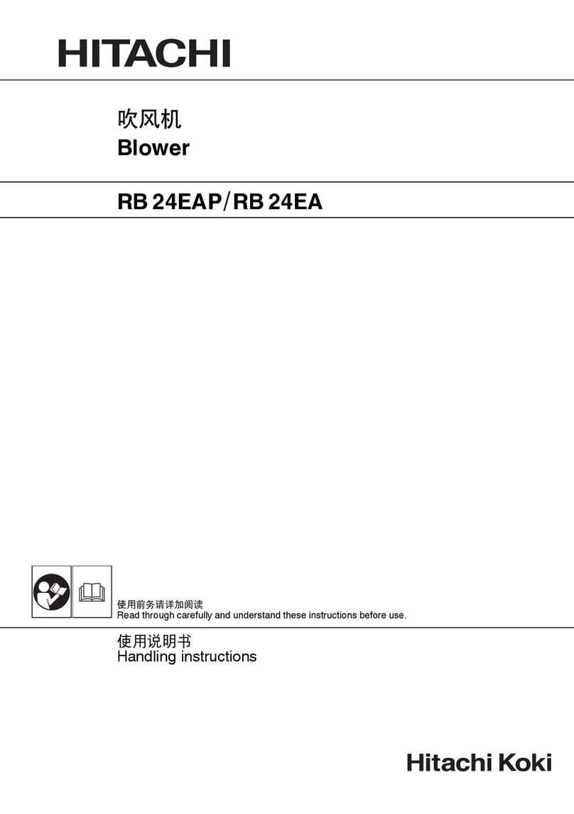 Hitachi Koki RB 24EAP Handling instructions