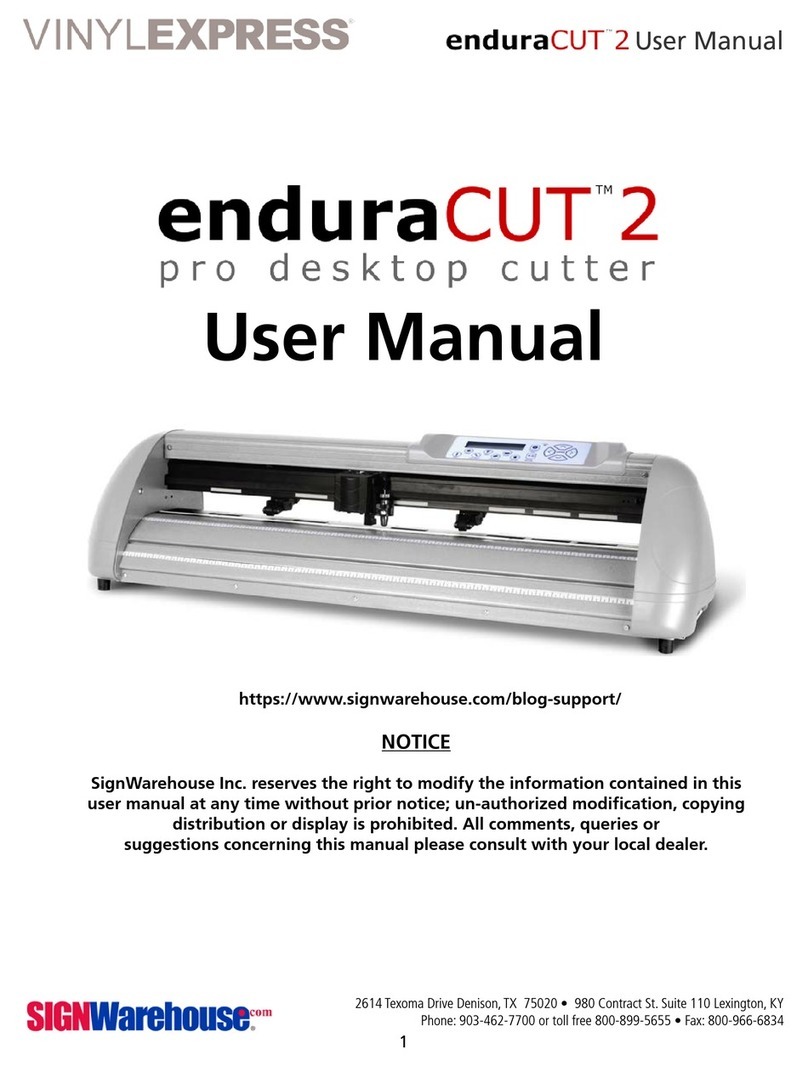 SignWarehouse.com enduraCUT 2 user manual