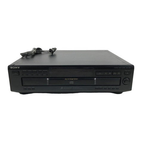 Sony CDP-C591 Service manual