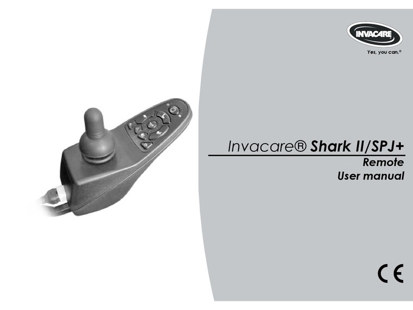 Invacare Shark II/SPJ+ user manual