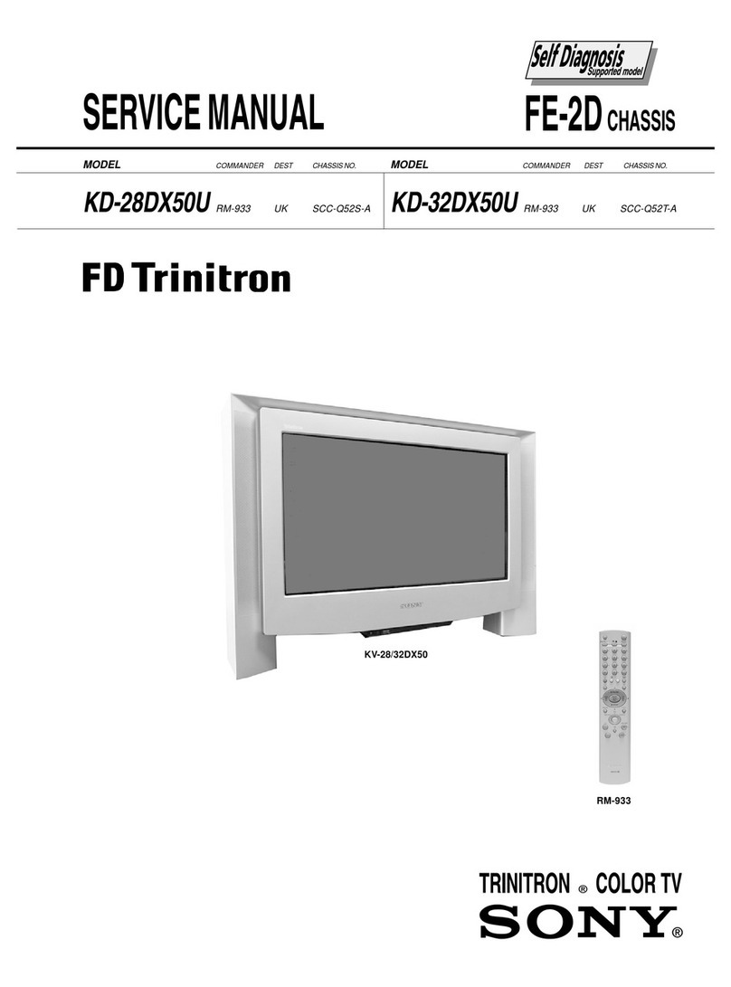 Sony KD-28DX50U User manual