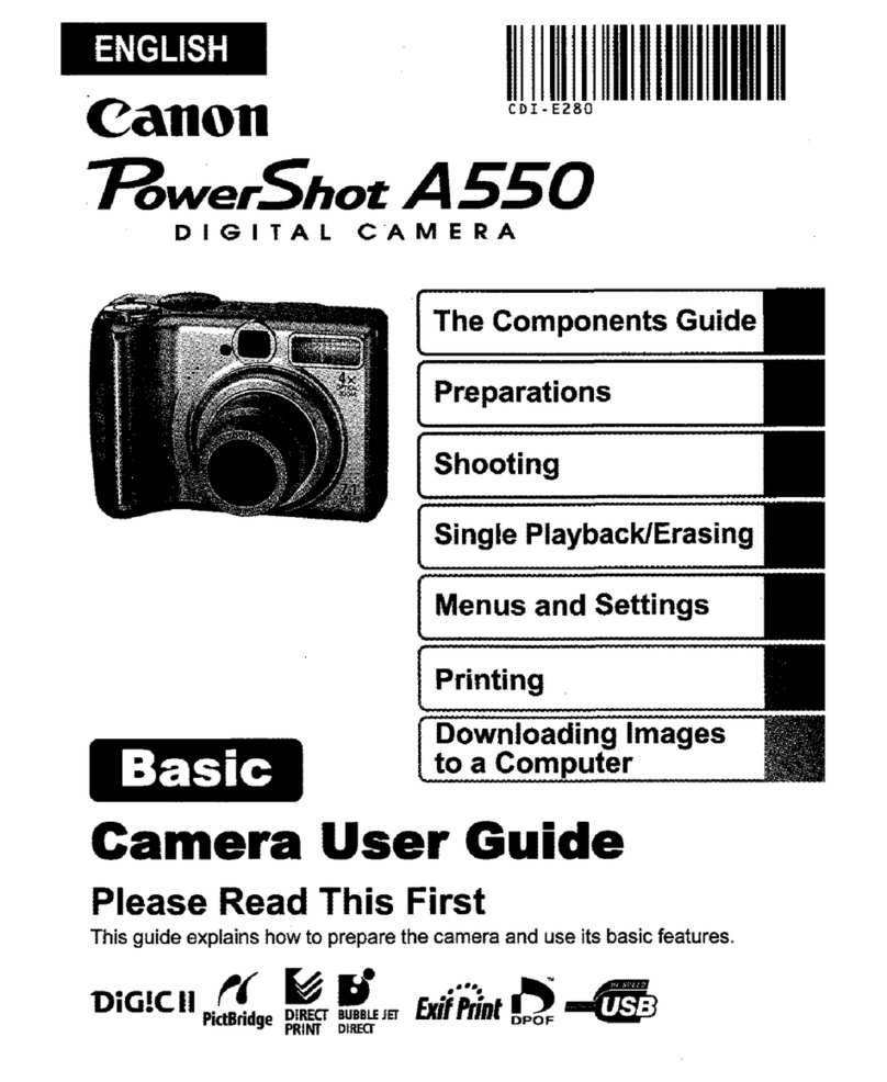Canon PowerShot A550 User manual