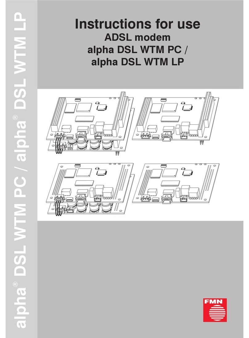 FMN alpha DSL WTM PC Instructions for use