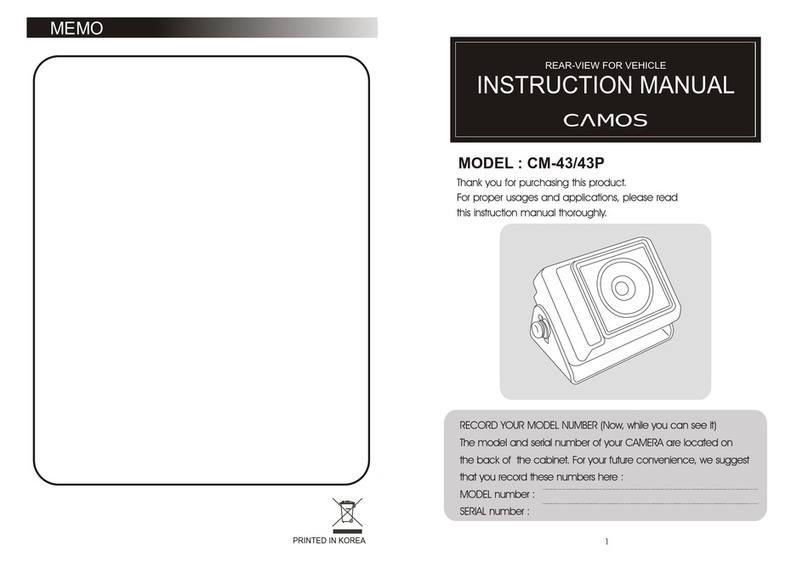 Camos CM-43 instruction manual