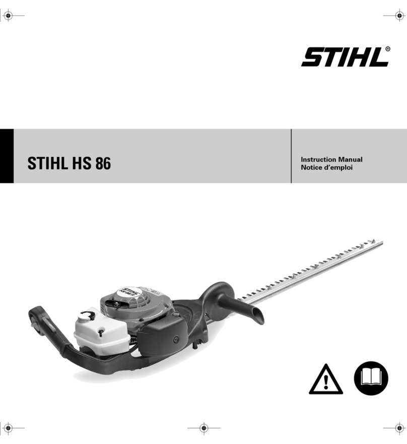 Stihl HS 86 User manual