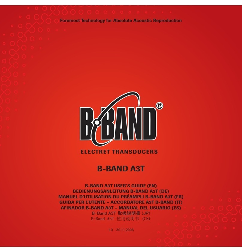B-band A3T user guide