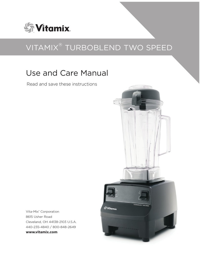 Vitamix TURBOBLEND TWO SPEED User manual