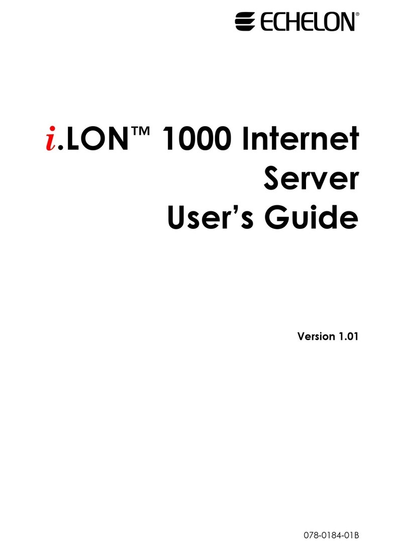 Echelon i.LON 1000 User manual