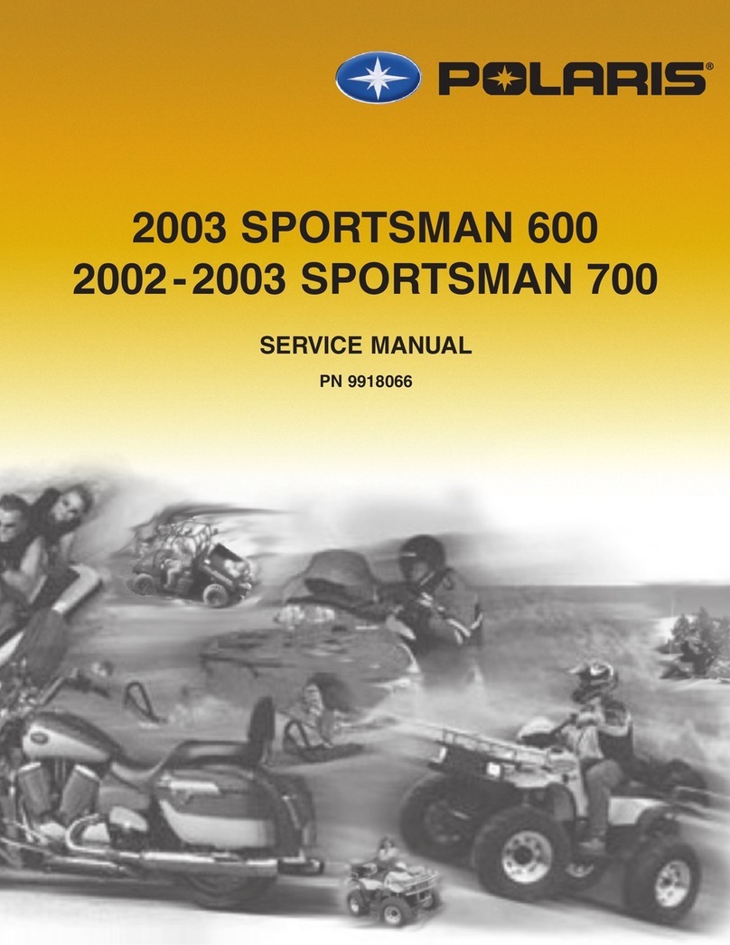 Polaris 2003 SPORTSMAN 600 User manual