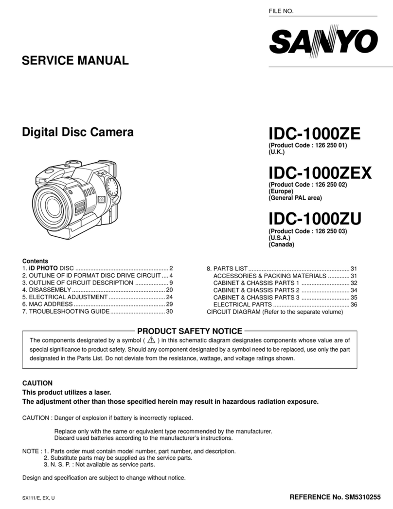 Sanyo IDC-1000ZE iDshot User manual