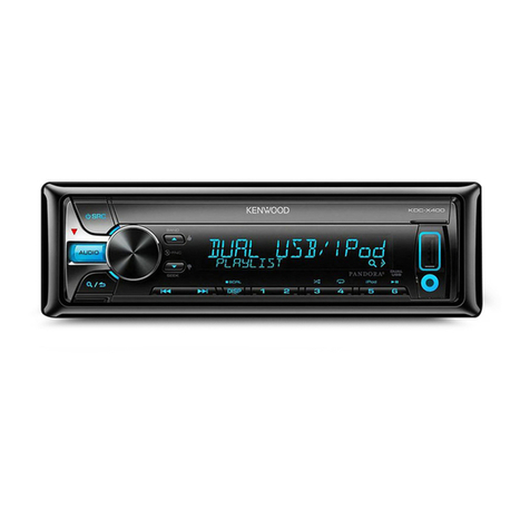 Kenwood KDC-X400 instruction manual