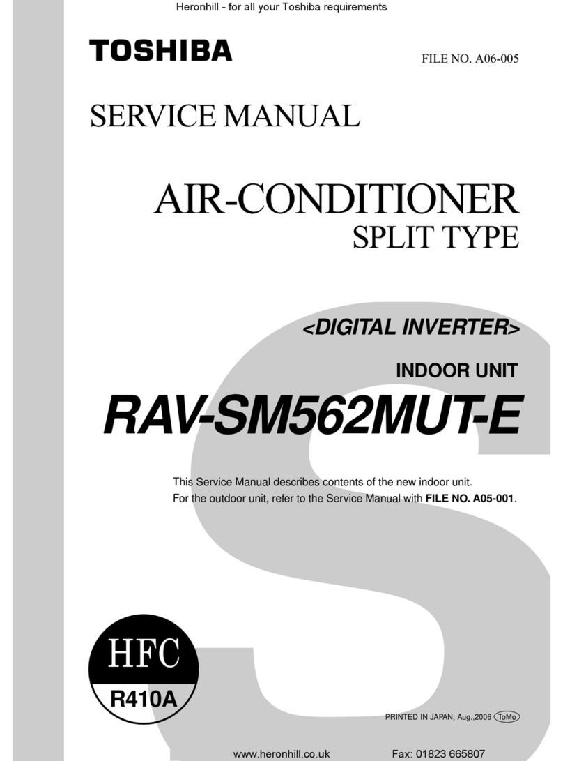 Toshiba RAV-SM562MUT-E User manual
