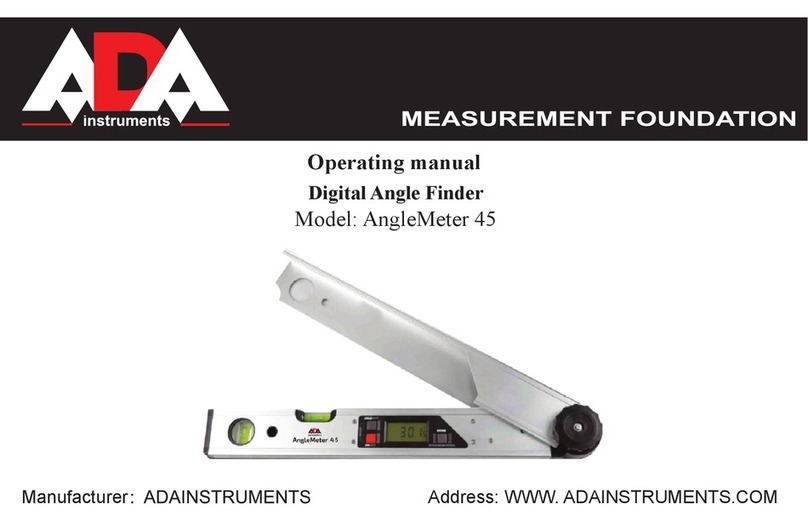 A/DA AngleMeter 45 operating manual