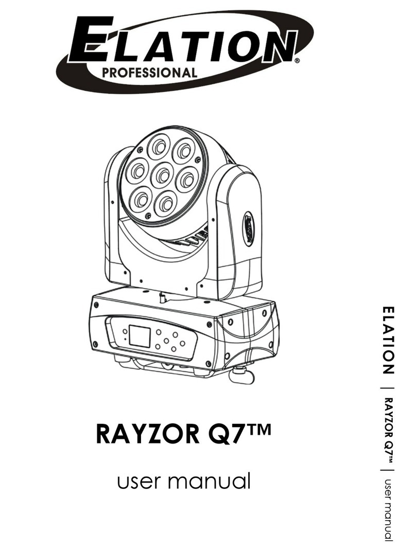 Elation Rayzor Q7 user manual