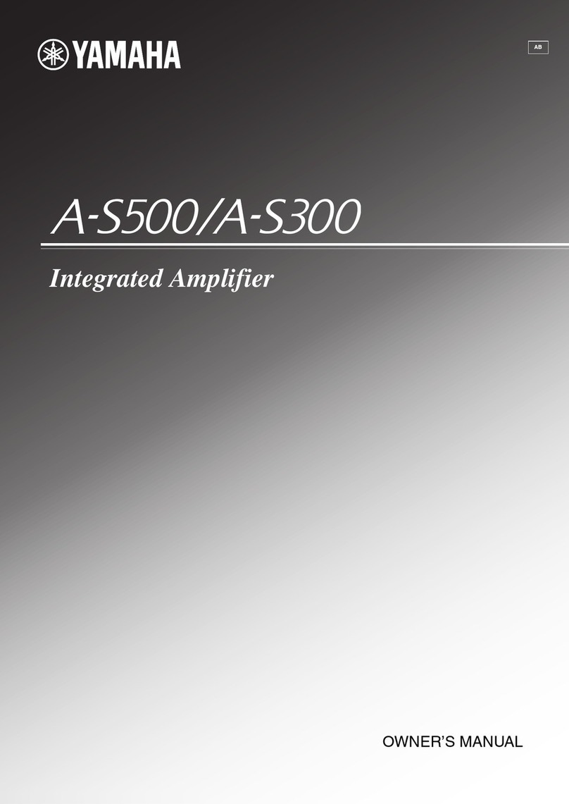 Yamaha A-S500 owner's manual