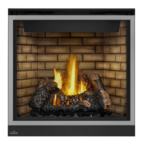 Continental Fireplaces CHDX40NT Installation and operating instructions