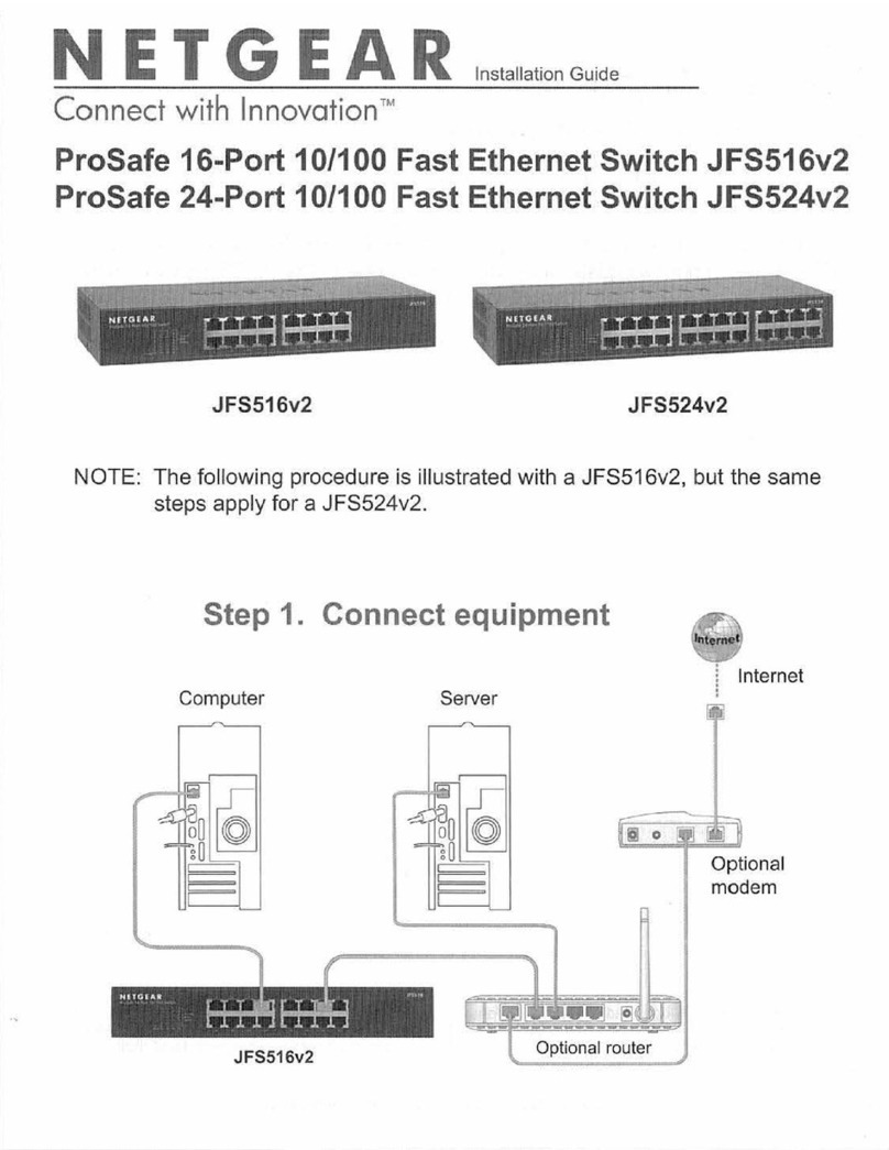 NETGEAR JFS516v2 User manual