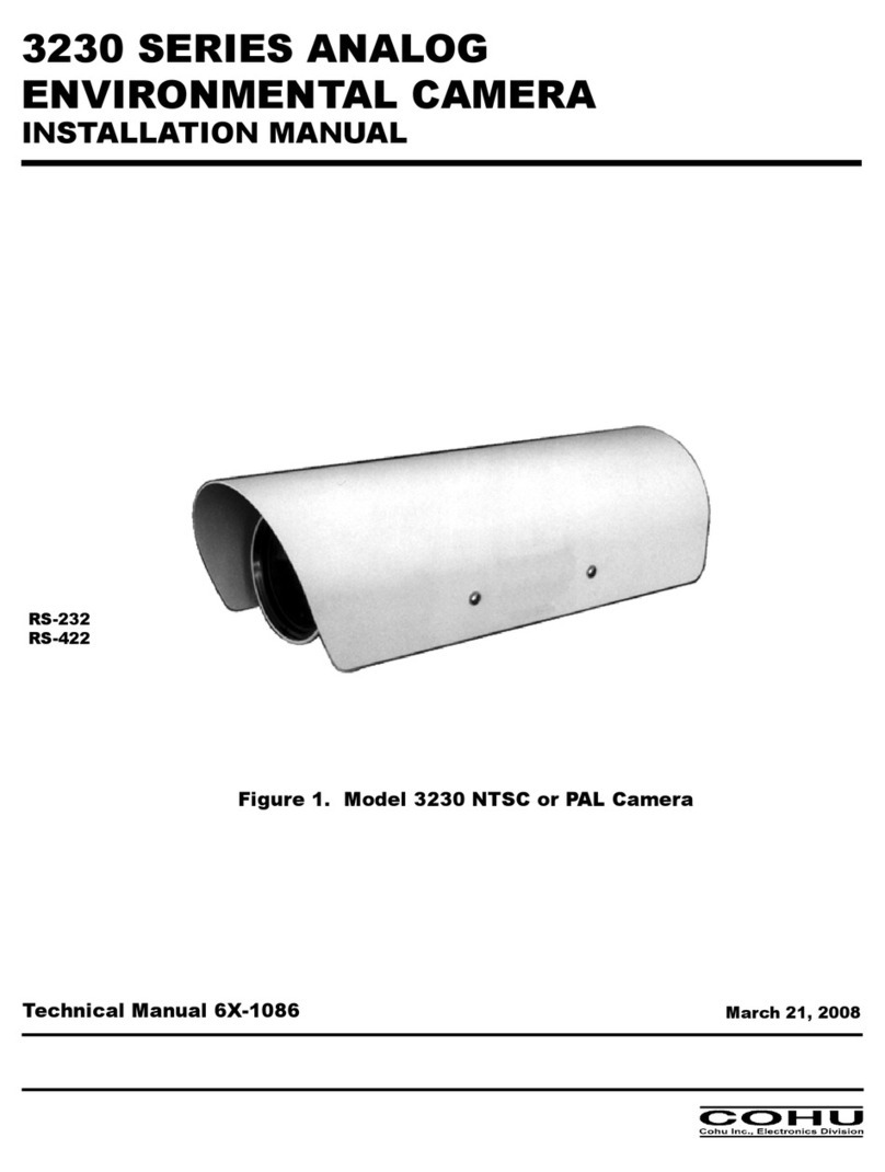 COHU 3230 series installation manual