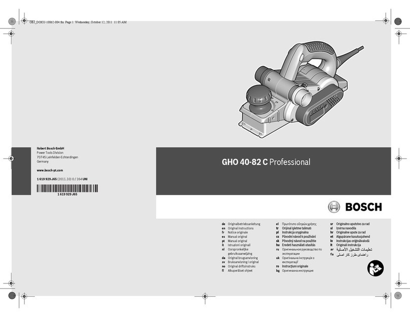Bosch GHO 40-82 C Professional User manual
