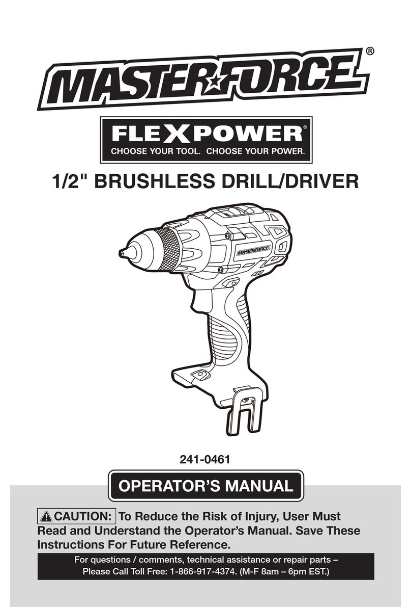 MasterForce 241-0461 Operator's manual
