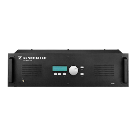 Sennheiser SDC8200 System manual
