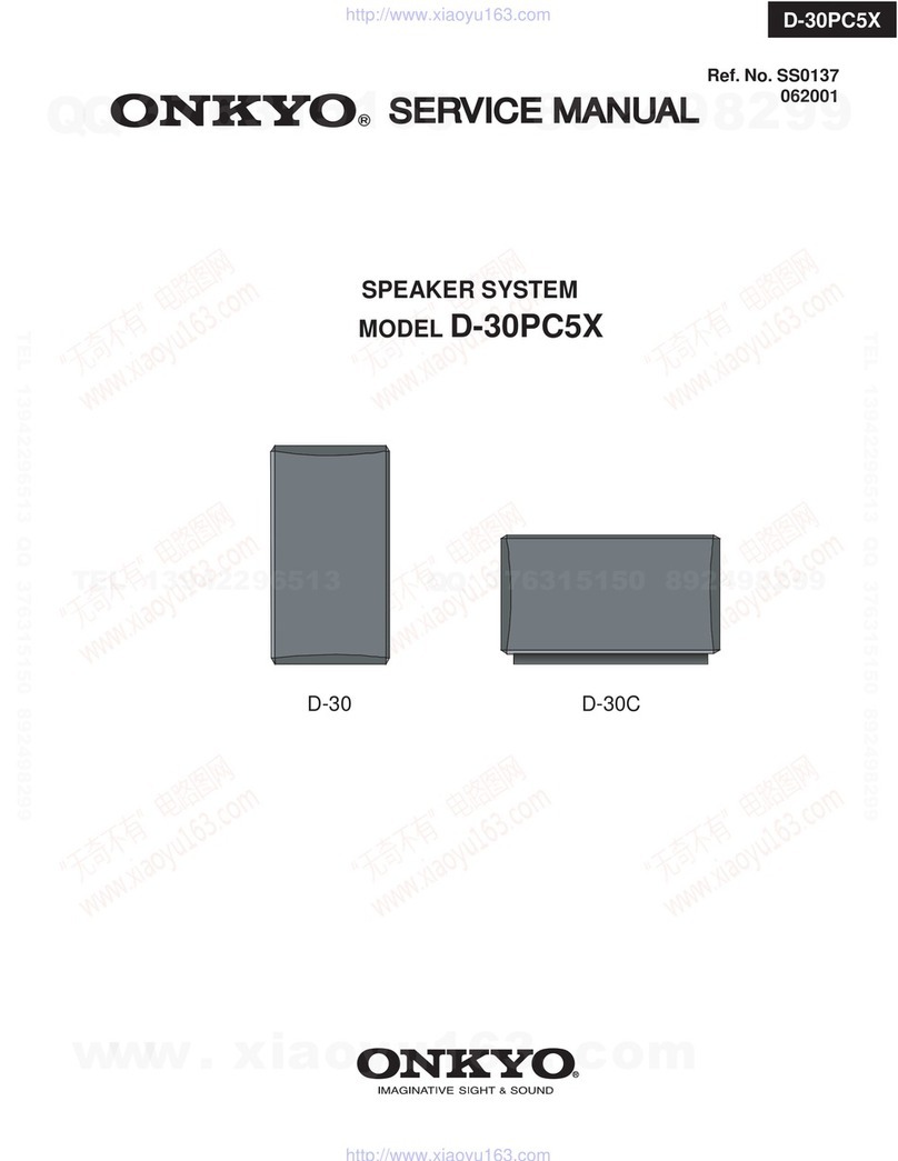 Onkyo D-30PC5X Service manual