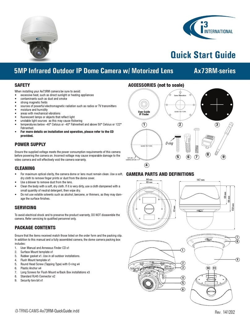 i3 International Ax73RM-series User manual