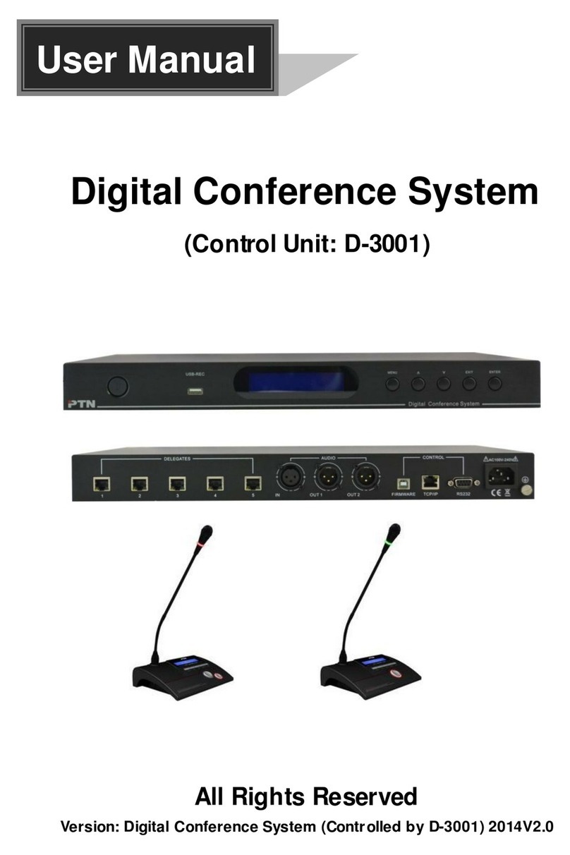 PTN D-3001 user manual