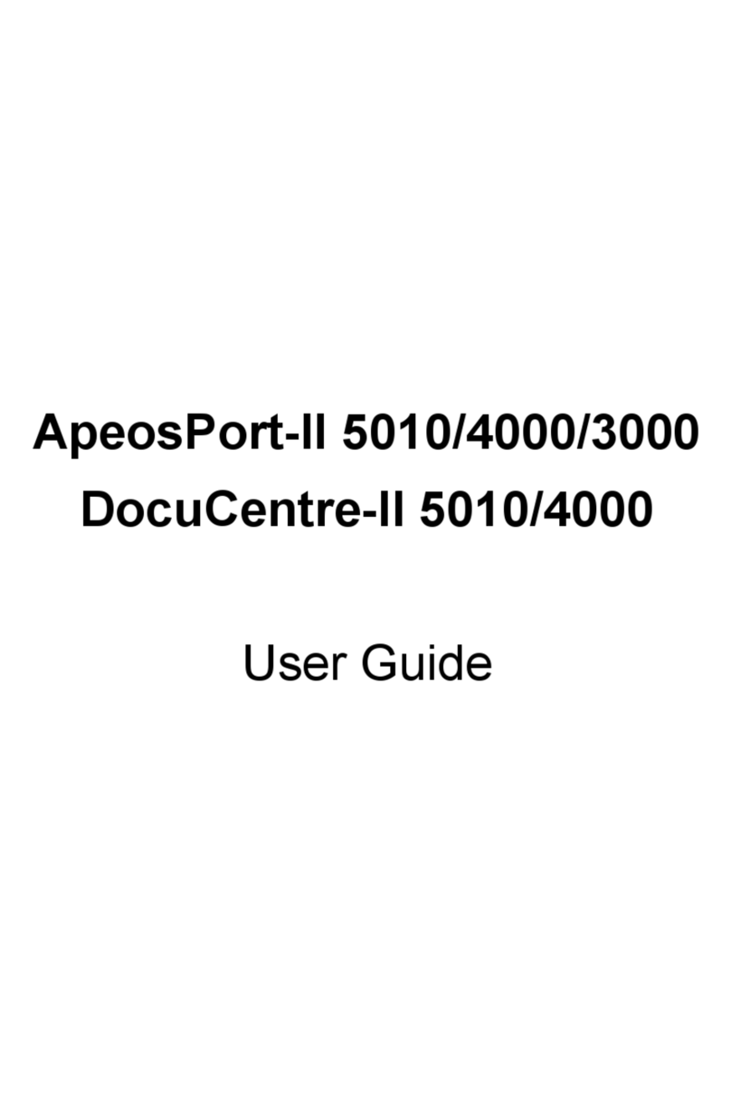 Xerox ApeosPort-II 5010 User manual Xerox ApeosPort-II 5010 User manual