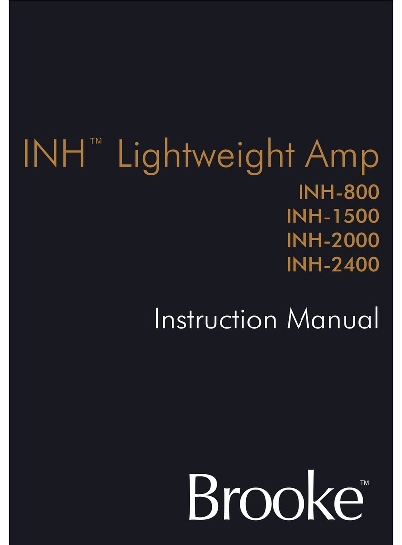 Brooke INH-800 instruction manual