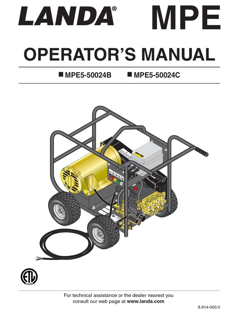 Landa MPE5-50024B Operator's manual