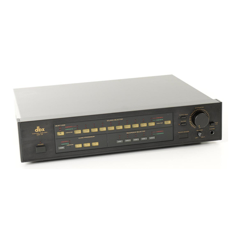 dbx CX-2 instruction manual
