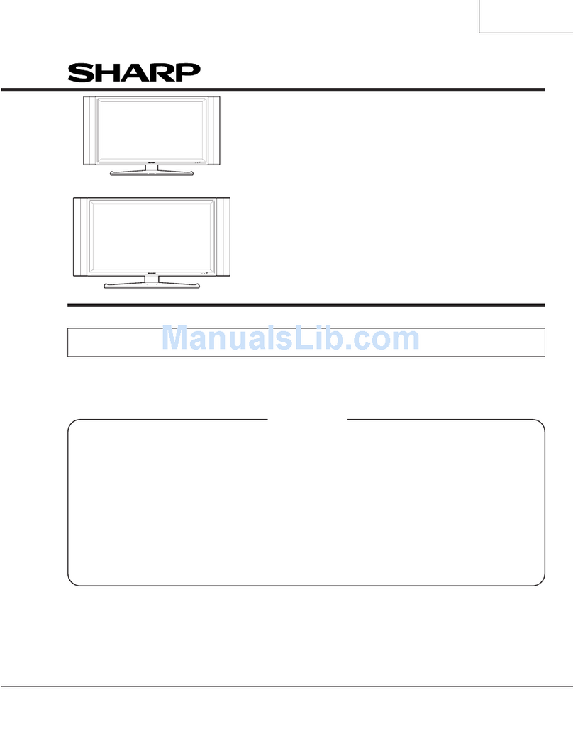 Sharp Aquos LC-32G4U Service manual