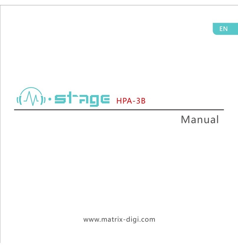 Matrix Audio M-Stage HPA-3B manual