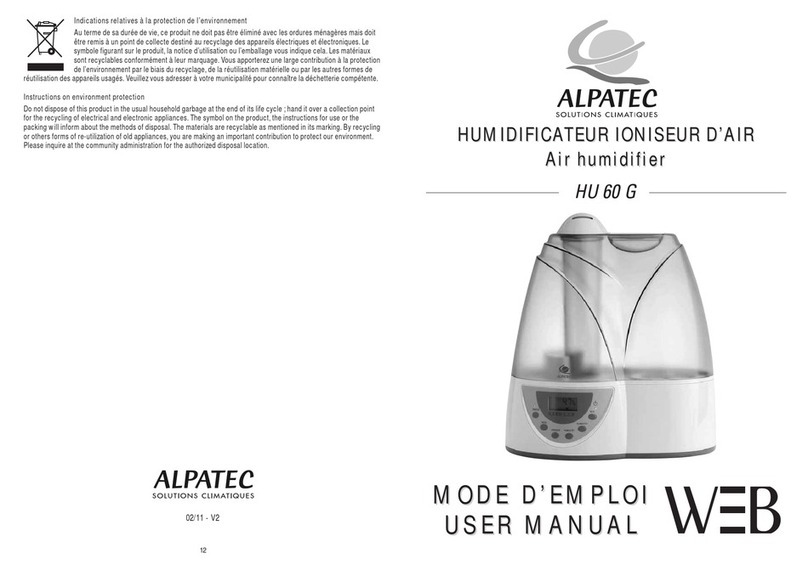 ALPATEC HU 60 G user manual