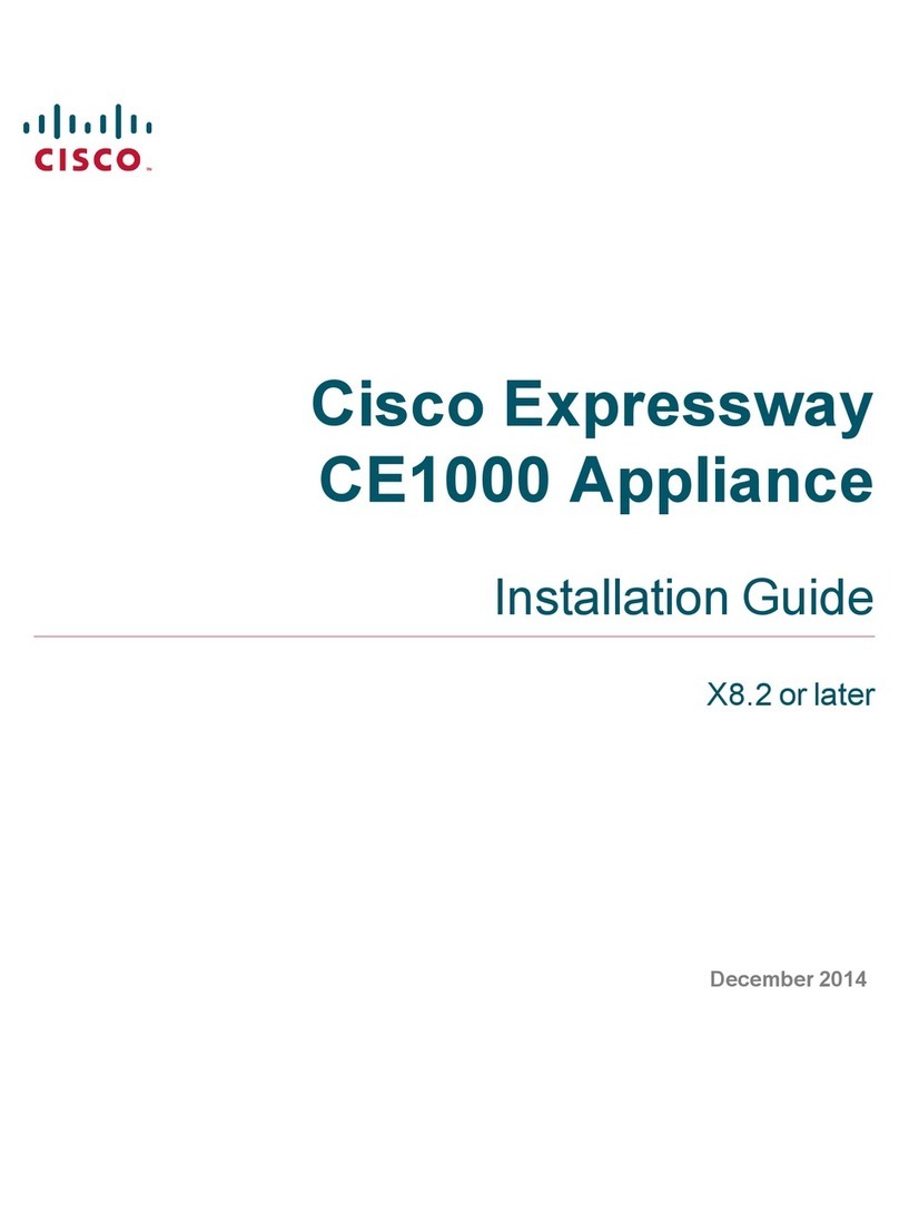 Cisco Expressway CE1000 Appliance User manual