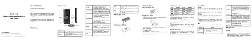 Zte S165 User manual