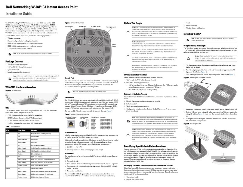 Dell W-IAP103 installation guide