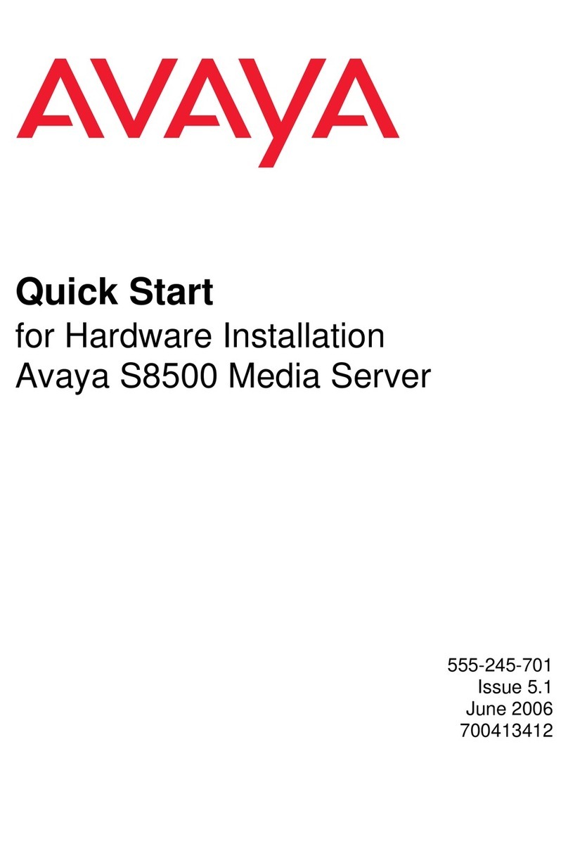 Avaya S8500 Series User manual