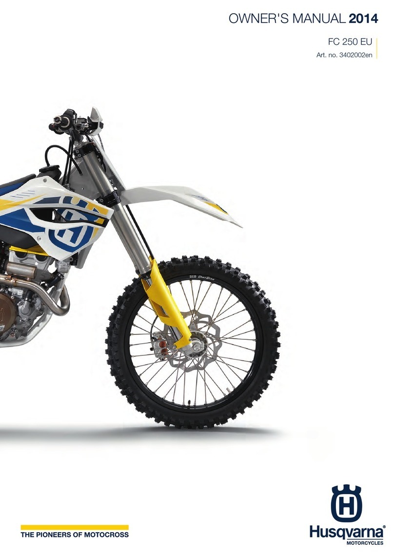Husqvarna 2014 FC 250 EU owner's manual