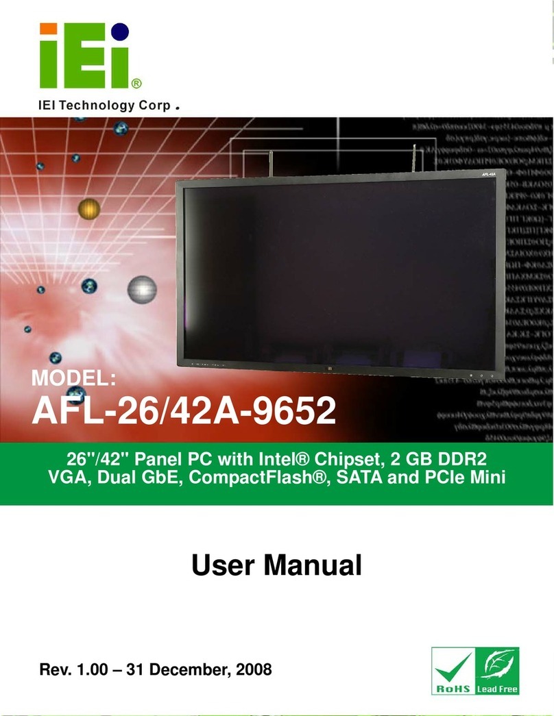 IEI Technology AFL-26A-9652 User manual