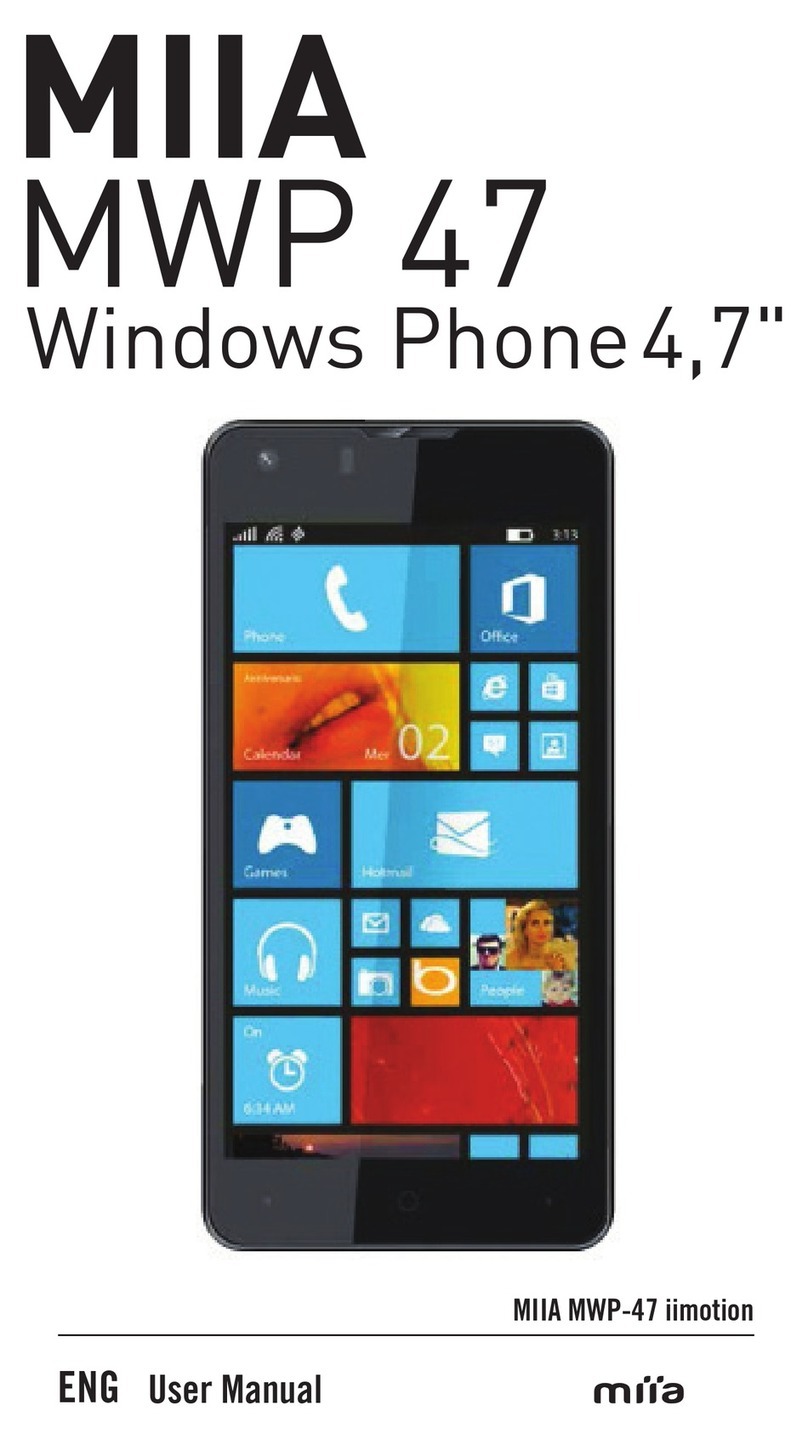 Miia MWP 47 User manual