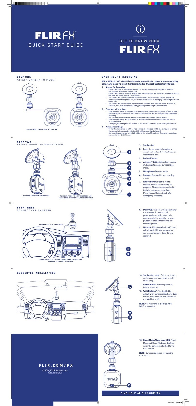 FLIR FXAD01 quick start guide