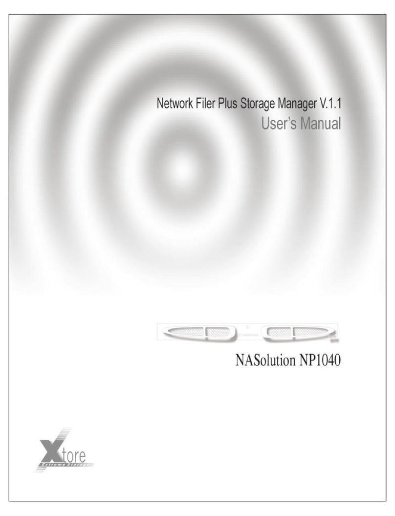 Xtore NASolution NP1040 user manual