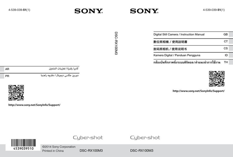 Sony DSC-RX100M3 instruction manual