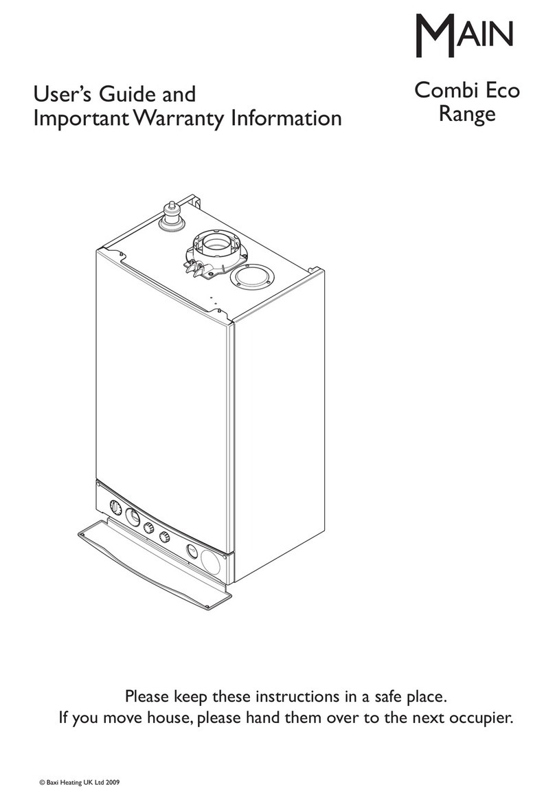 Main Combi 25 Eco Elite Instruction Manual