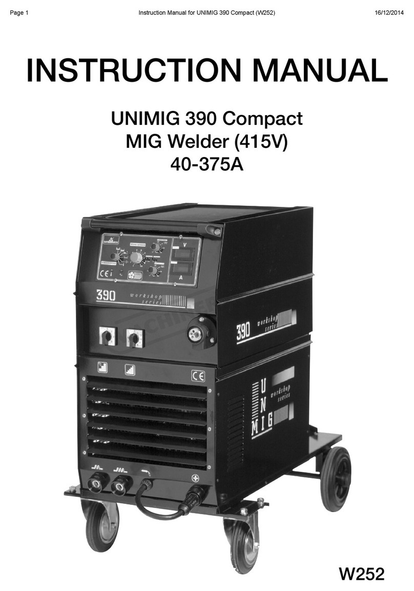 Uni-Mig 390 User manual