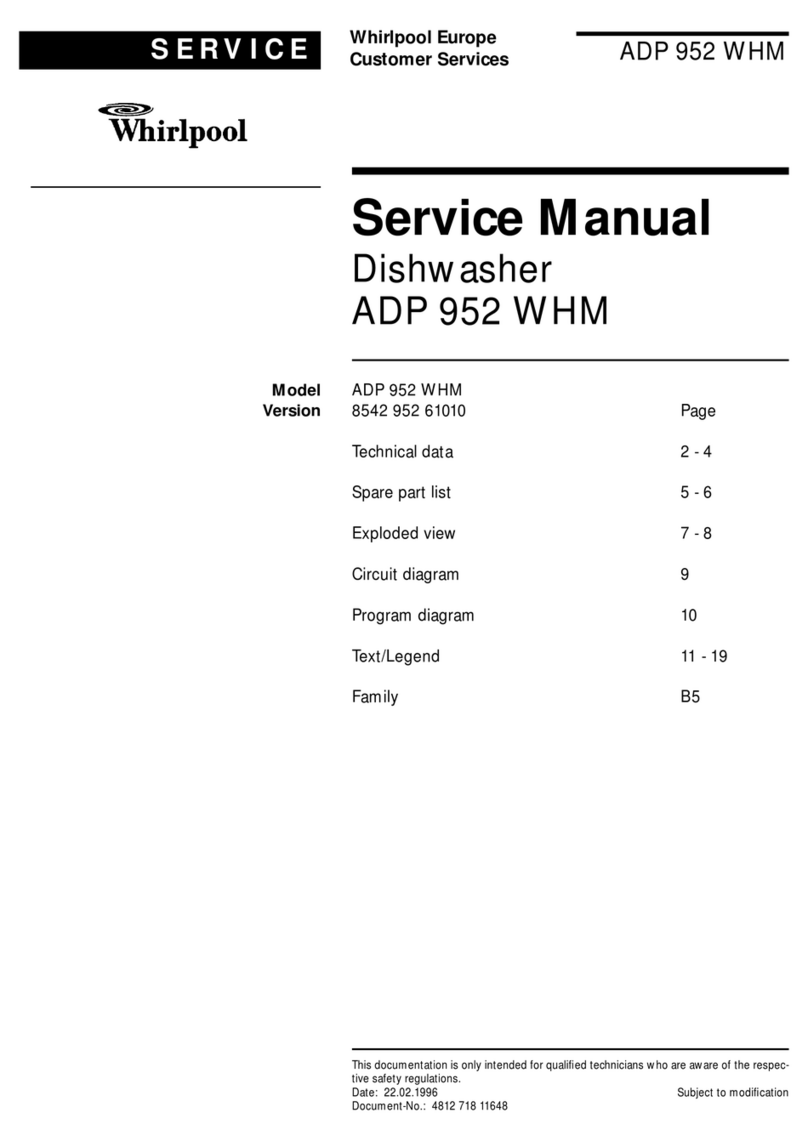 Whirlpool ADP 952 WHM Service manual