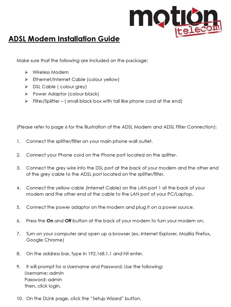 D-Link Verizon DSL-2750B User manual