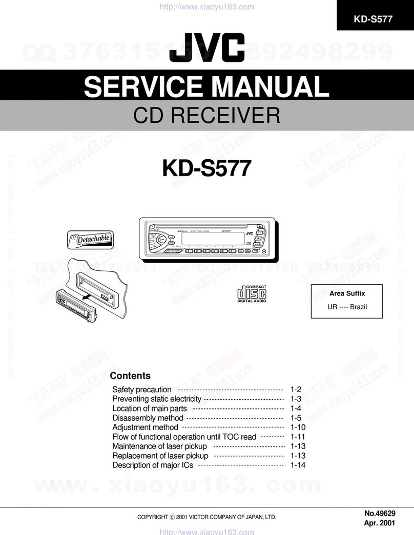JVC KD-S577 User manual